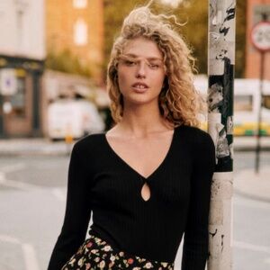 NWT Sezane Rina Bodysuit